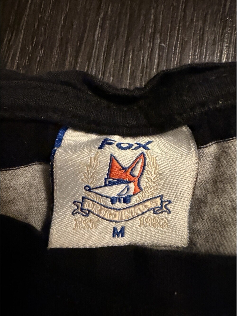 Vintage Fox Originals Amsterdam Striped Graphic Tee Shirt - Medium - Picture 2 of 5